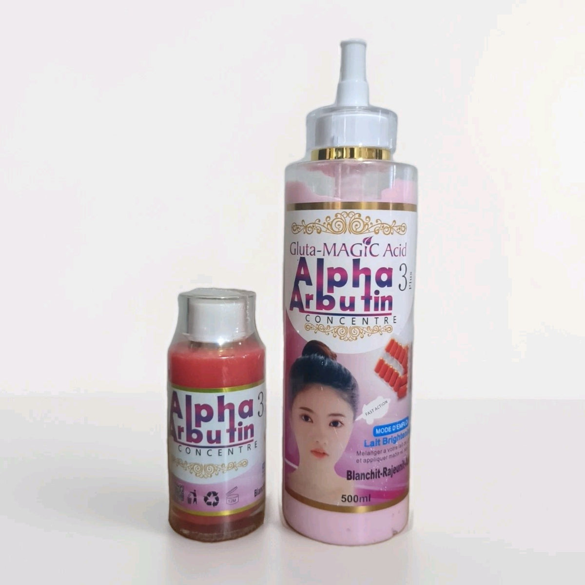 Alpha Arbutin 3Plus Concentrate & Gluta Magic Lotion 500ml - Skin Brightening Serum