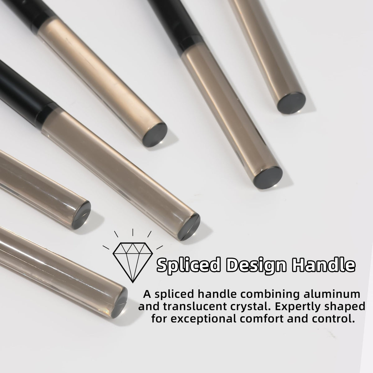 13-Piece Professional Eye Makeup Brush Set for Eyeshadow, Concealer & Eyeliner