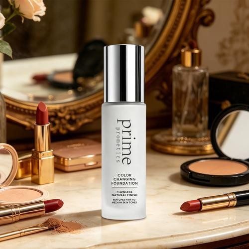 Color Changing Foundation for Mature Skin - 12-Hour Long Wear