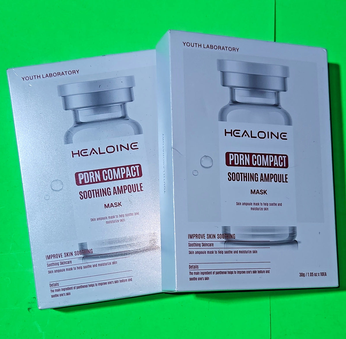 PDRN Soothing Ampoule Sheet Mask - 2 Pack (20 Sheets)