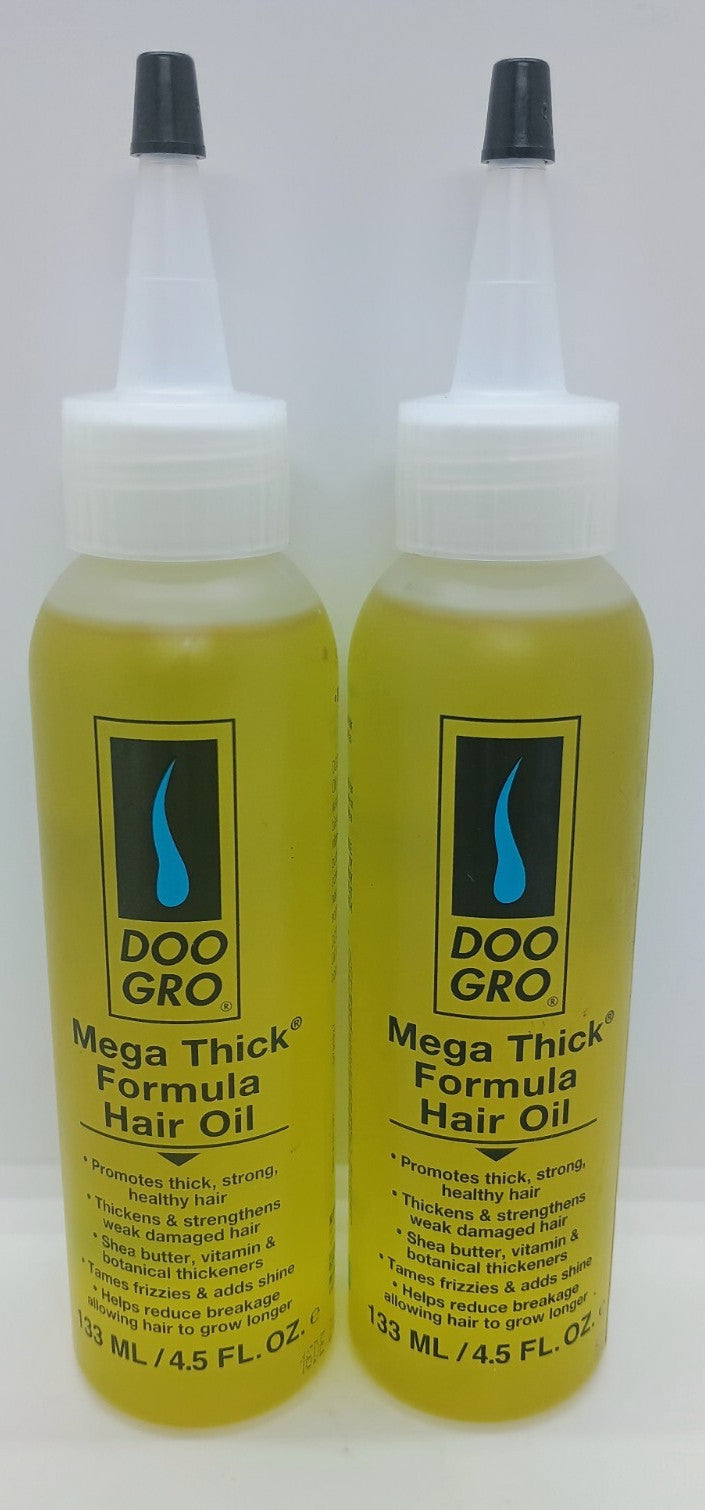 Hair Oil Bottles - Mega Thick Formula (Lot of 2)