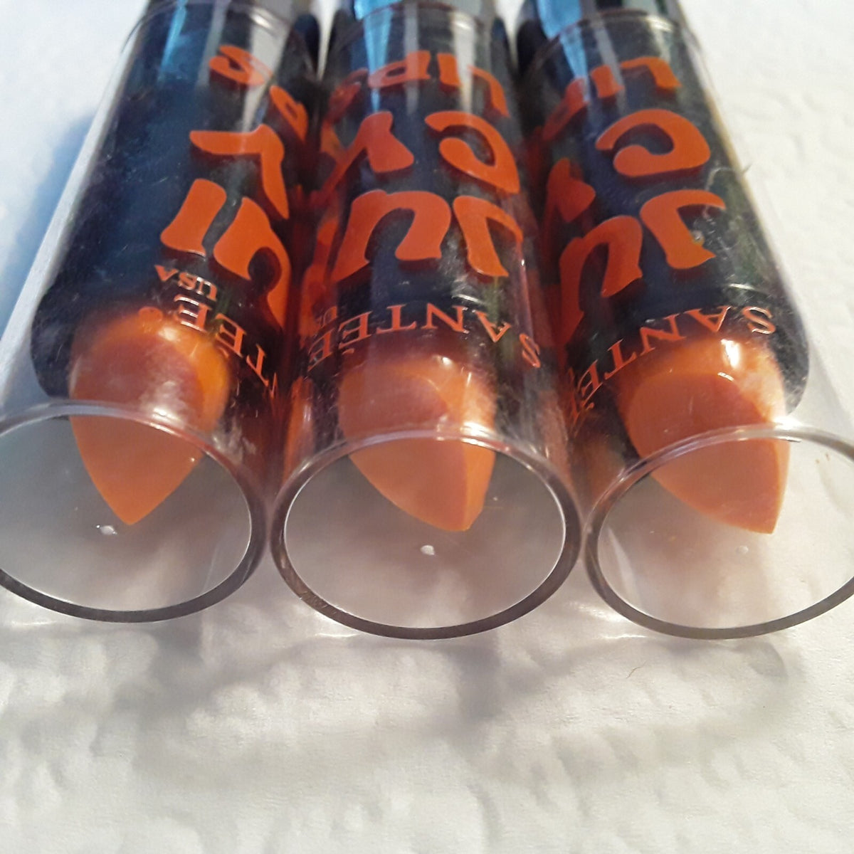 Orange Sheer Lip Balm Set - Hydrating Moisturizing 3-Pack