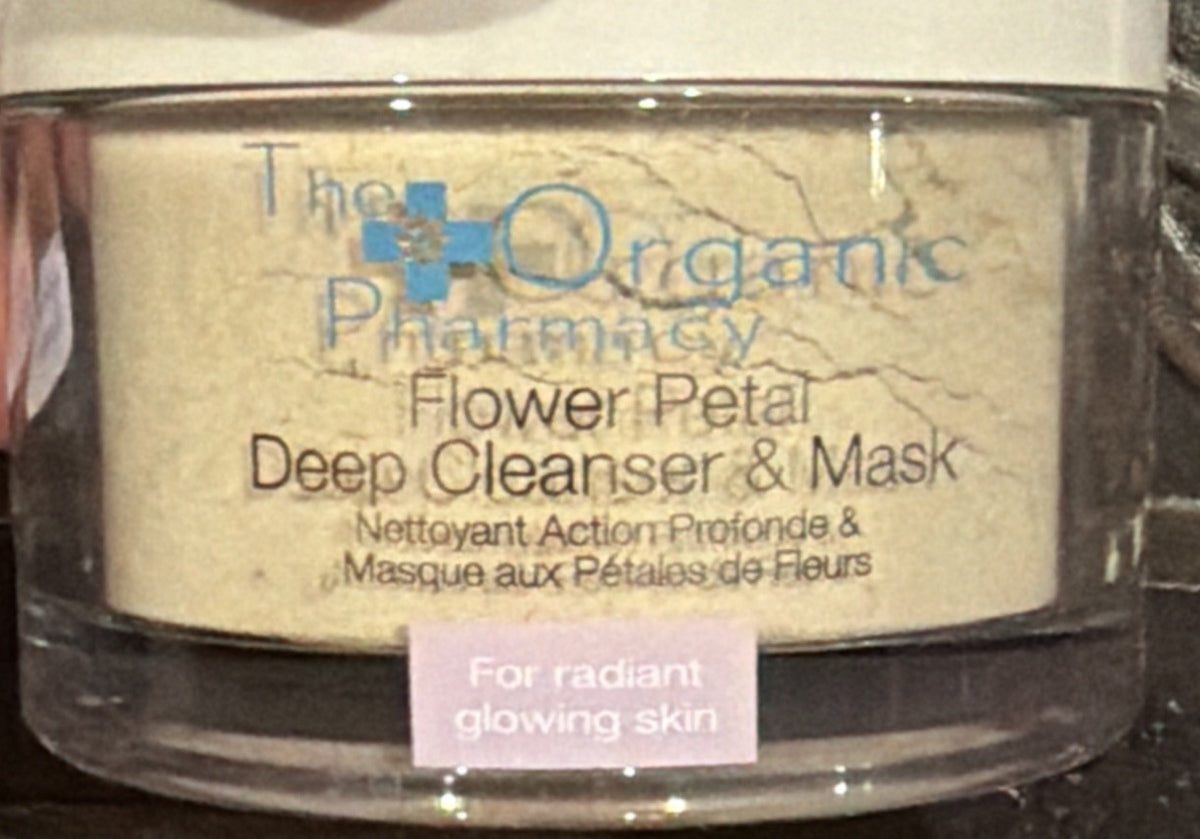 The Organic Pharmacy Flower Petal Deep Cleanser & Mask For Radiant