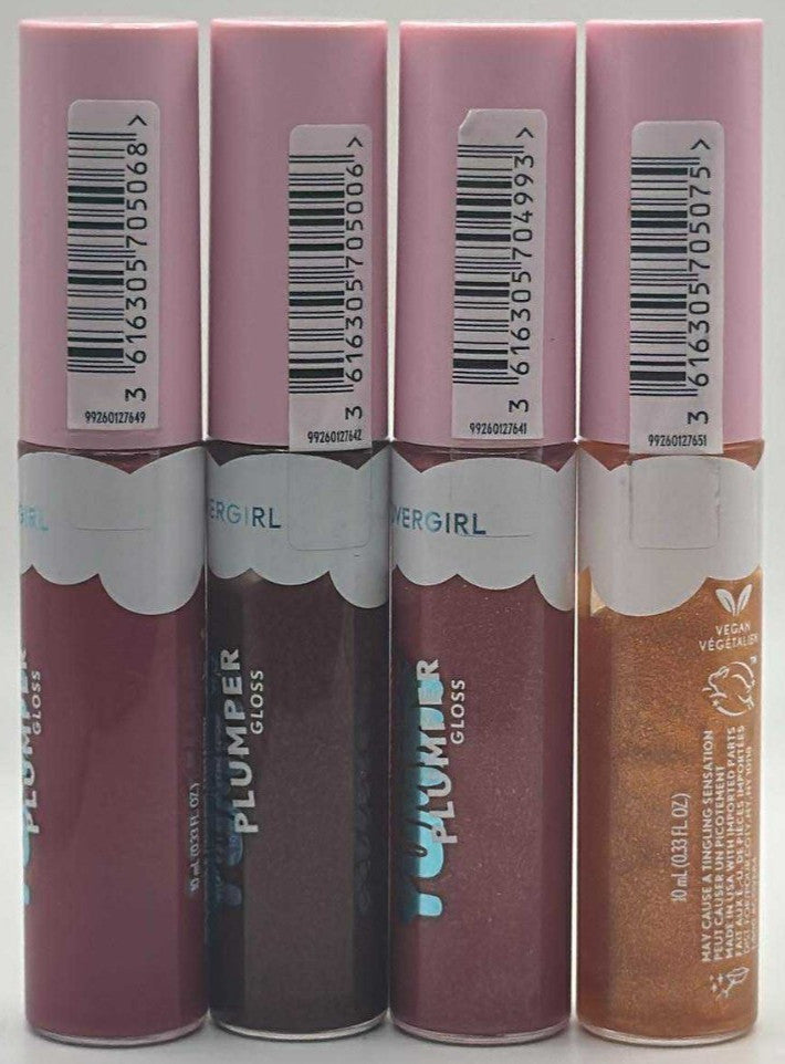 Covergirl Yummy Plumper Gloss - 0.33 fl oz each (4 pcs) Lip Gloss Set
