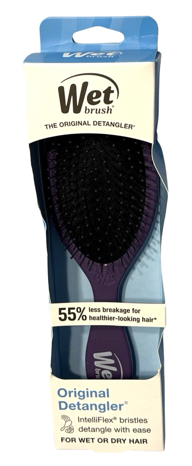 Wet Brush Original Detangler Hair Brush - Purple for Wet or Dry Hair