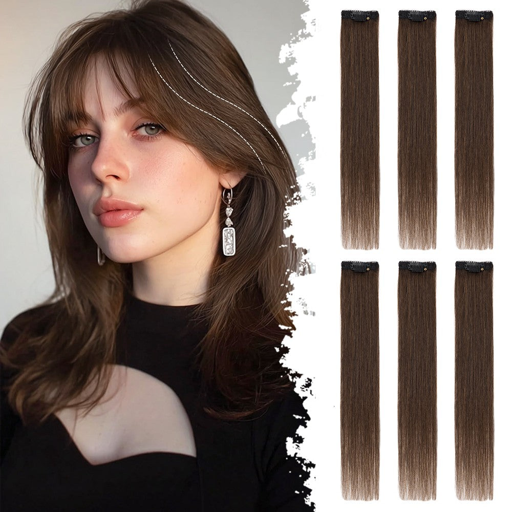 Clip-In Hair Topper Remy Human Hair Short Mini Patches for Volume & Coverage