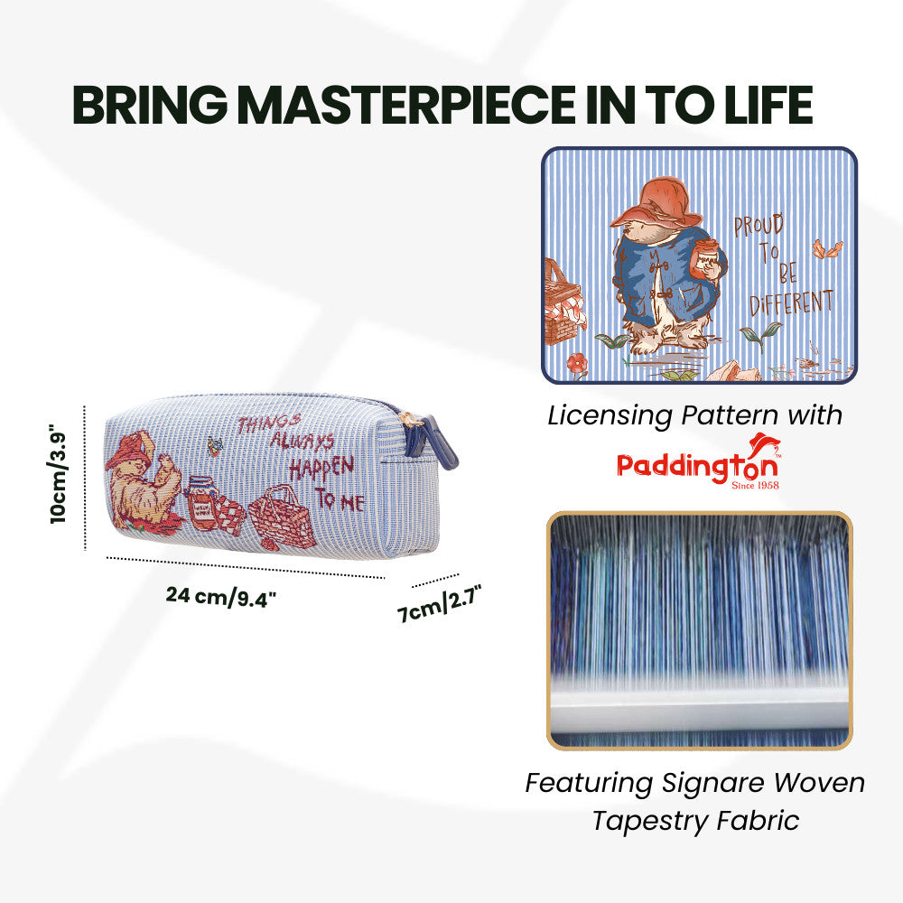 Paddington Marmalade Design Cosmetic & Pencil Bag - Stylish Travel Organizer