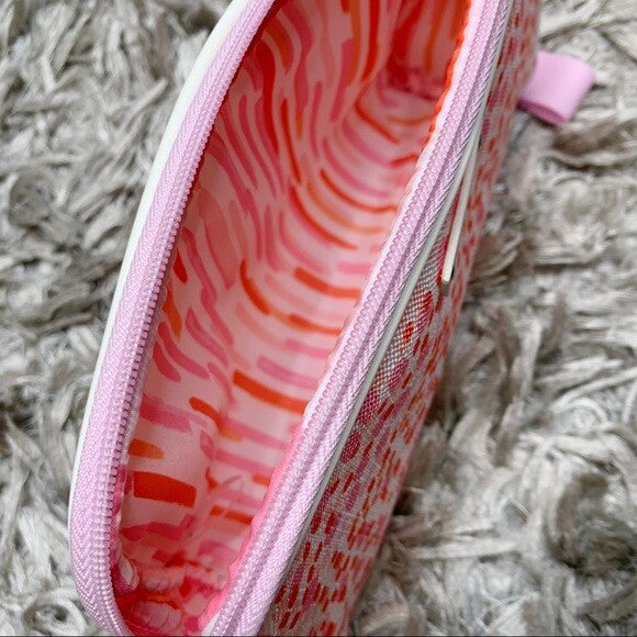 Makeup Clutch Bag - Pretty Love Red Lips Cosmetic Organizer