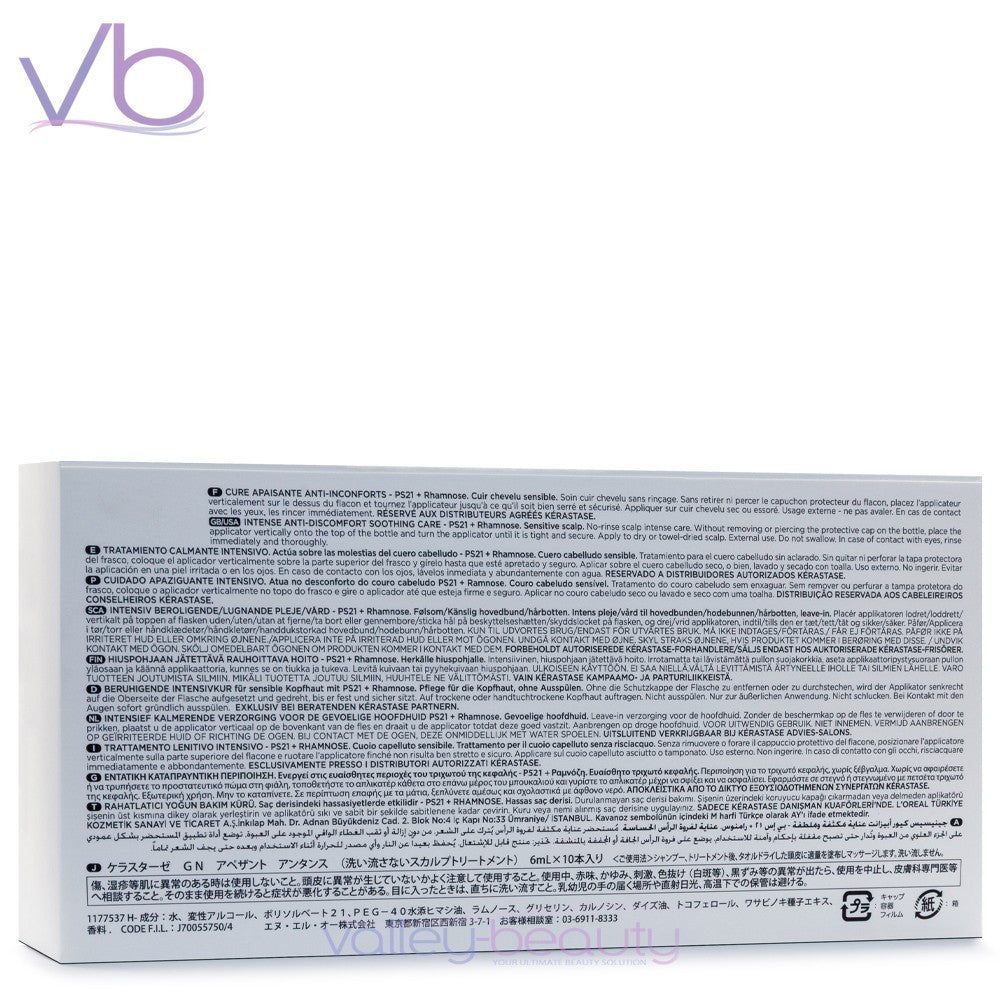 Anti-Discomfort Scalp Soothing Treatment, 10 Vials x 6ml