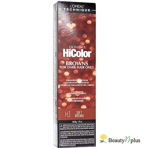Hair Color for Dark Hair, Professional Permanent Creme - 1.74oz (6 Pack)