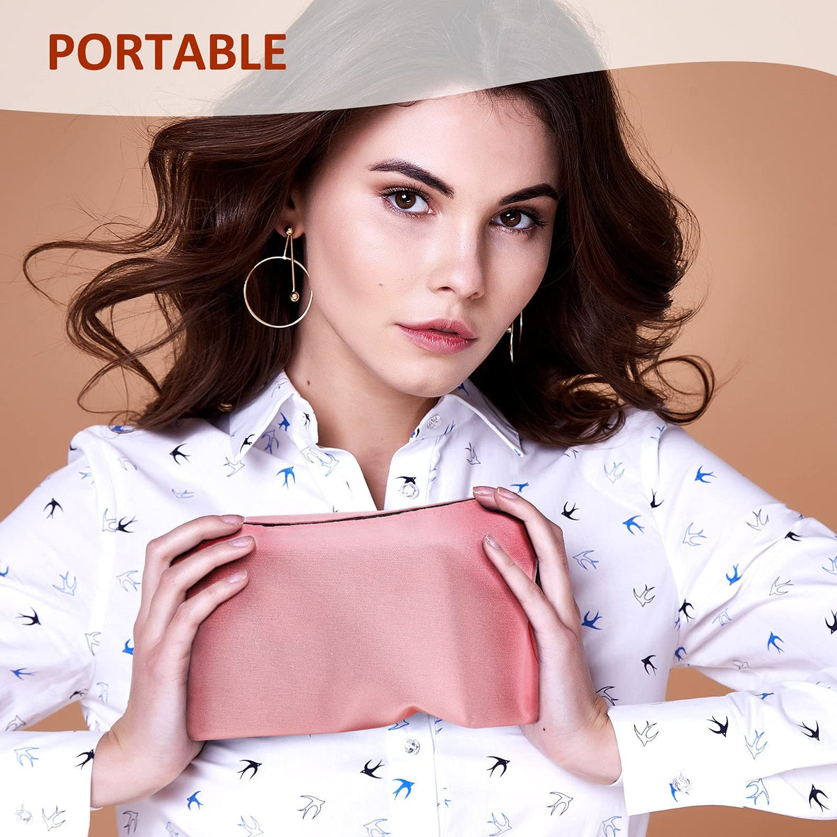 Canvas Makeup Bags Set – 10 Multi-Color Travel Cosmetic Pouches for Coins, Jewelry, Phone & Keys