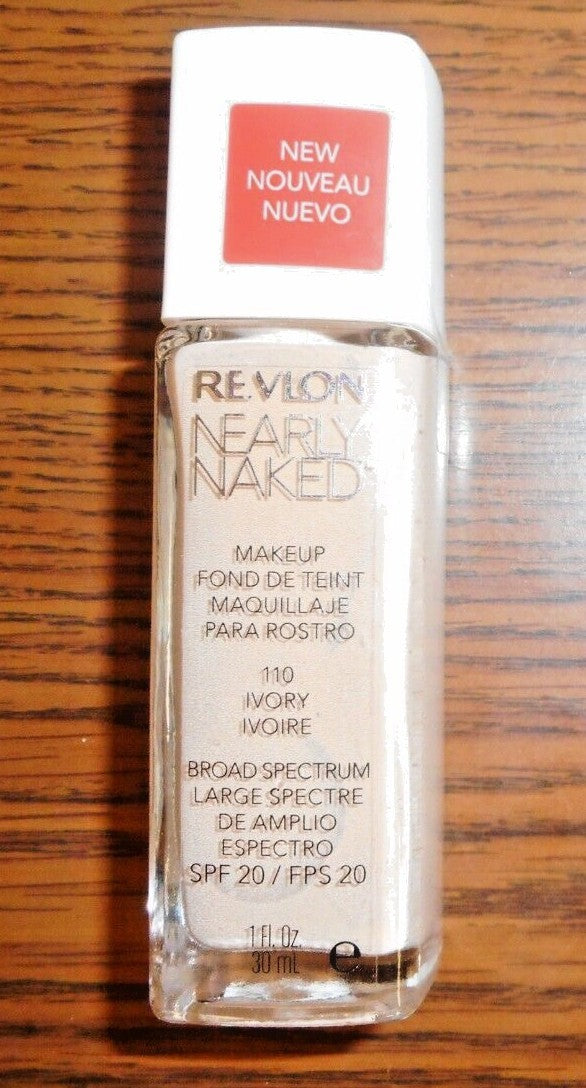 Face Makeup Foundation - Revlon Nearly Naked 1 Fl Oz for Natural Look