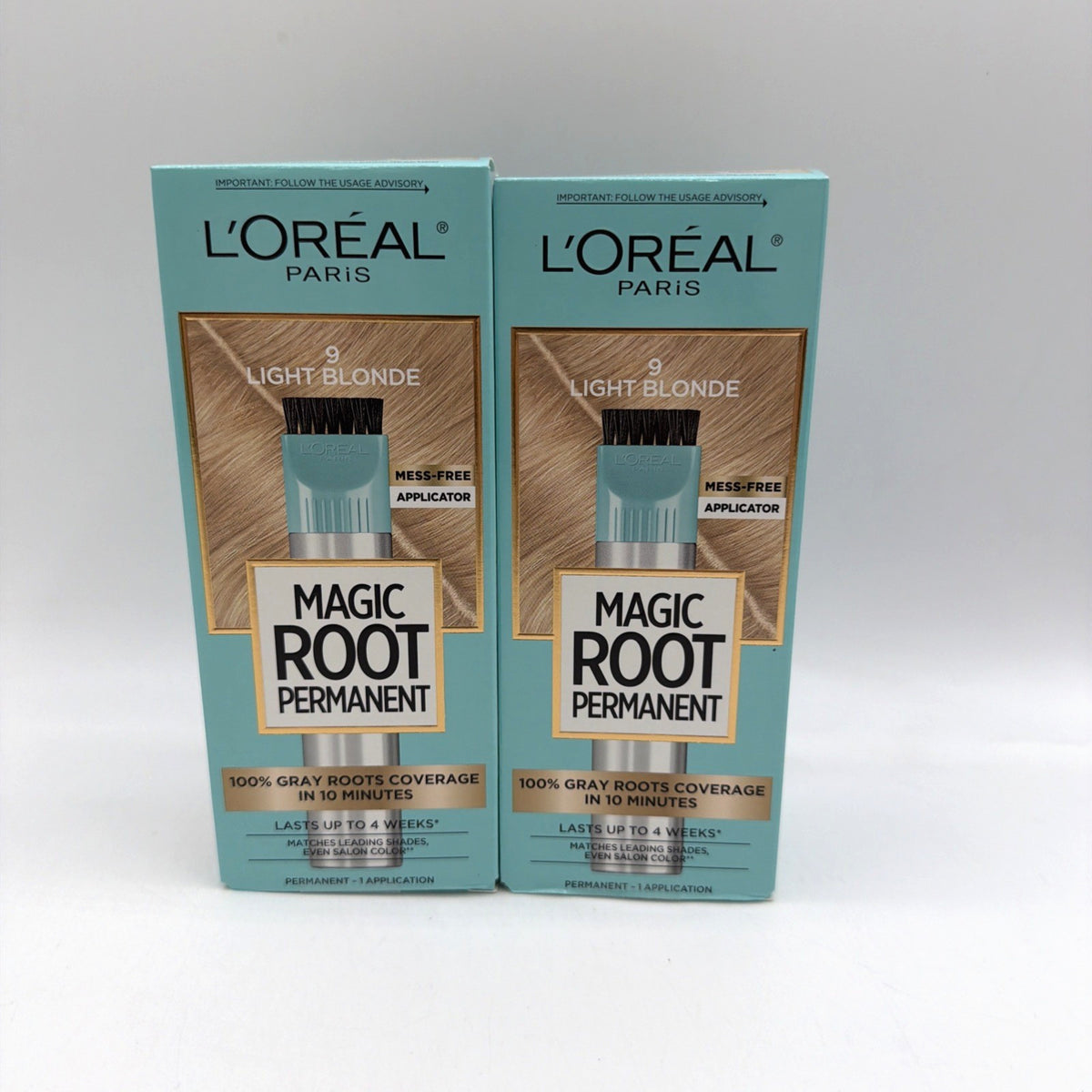 Hair Coloring Kit #9 Light Blonde - 2 Pack