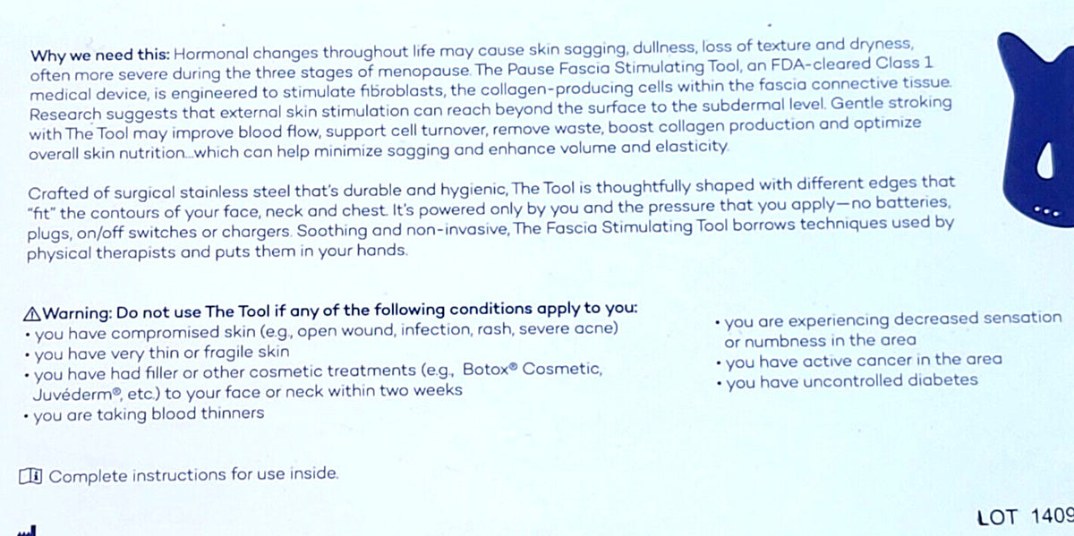 Fascia Stimulating Tool for Skin Tightening & Elasticity Improvement