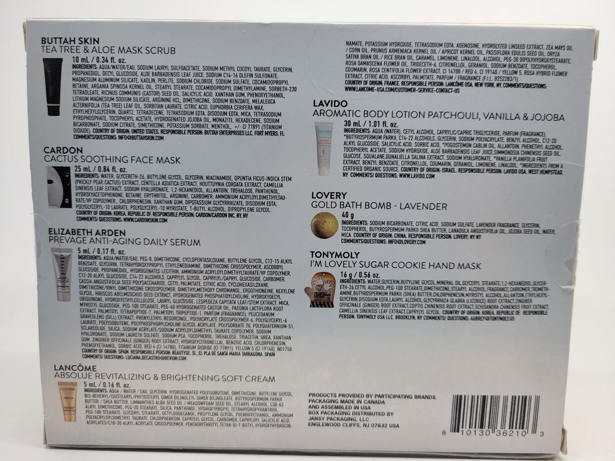 Holiday Skincare Gift Set - 7-Piece Cozy Spa & Beauty Collection