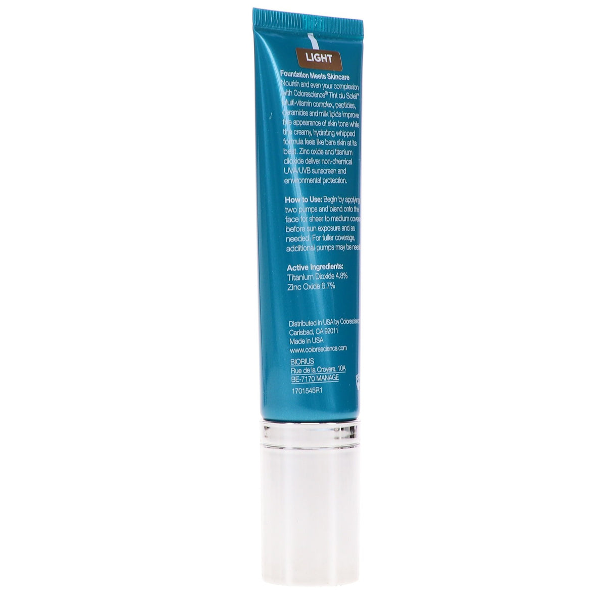 SPF 30 Tinted Moisturizer Foundation - Light, Hydrating, Broad Spectrum UV Protection