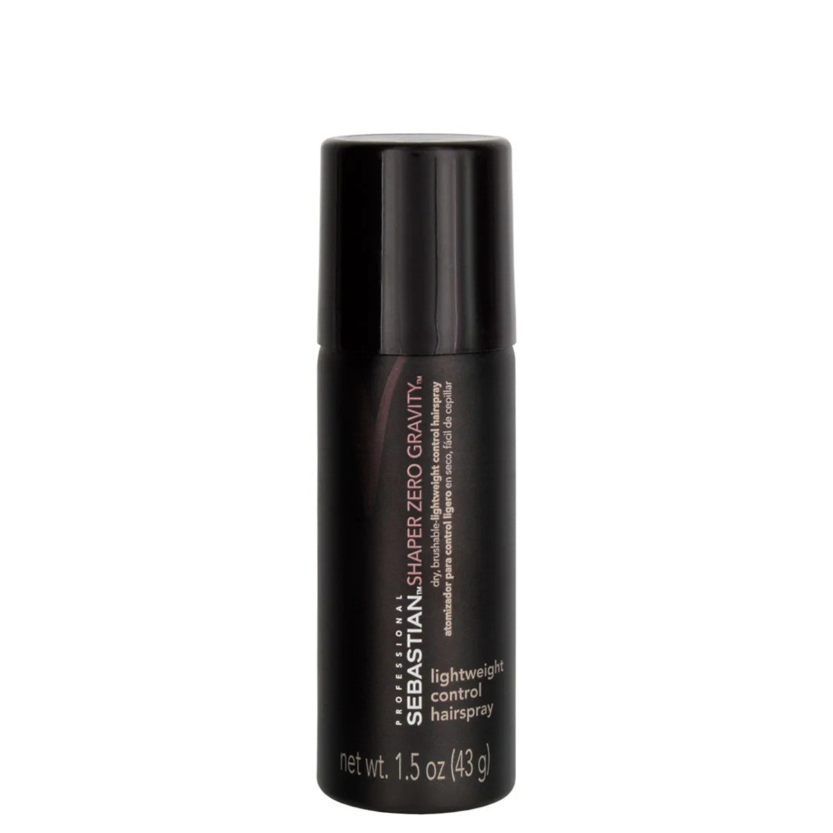 Sebastian Shaper Zero Gravity Travel Size Hairspray 1.5 Oz - Lightweight Flexible Hold