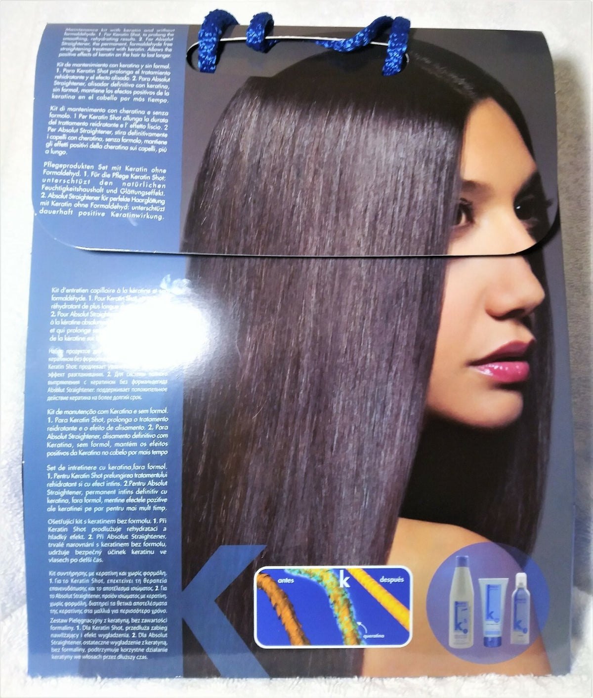 Keratin Hair Smoothing Treatment Kit - Maintains Shine & Frizz Control - Pack of 3 x 266.67ml