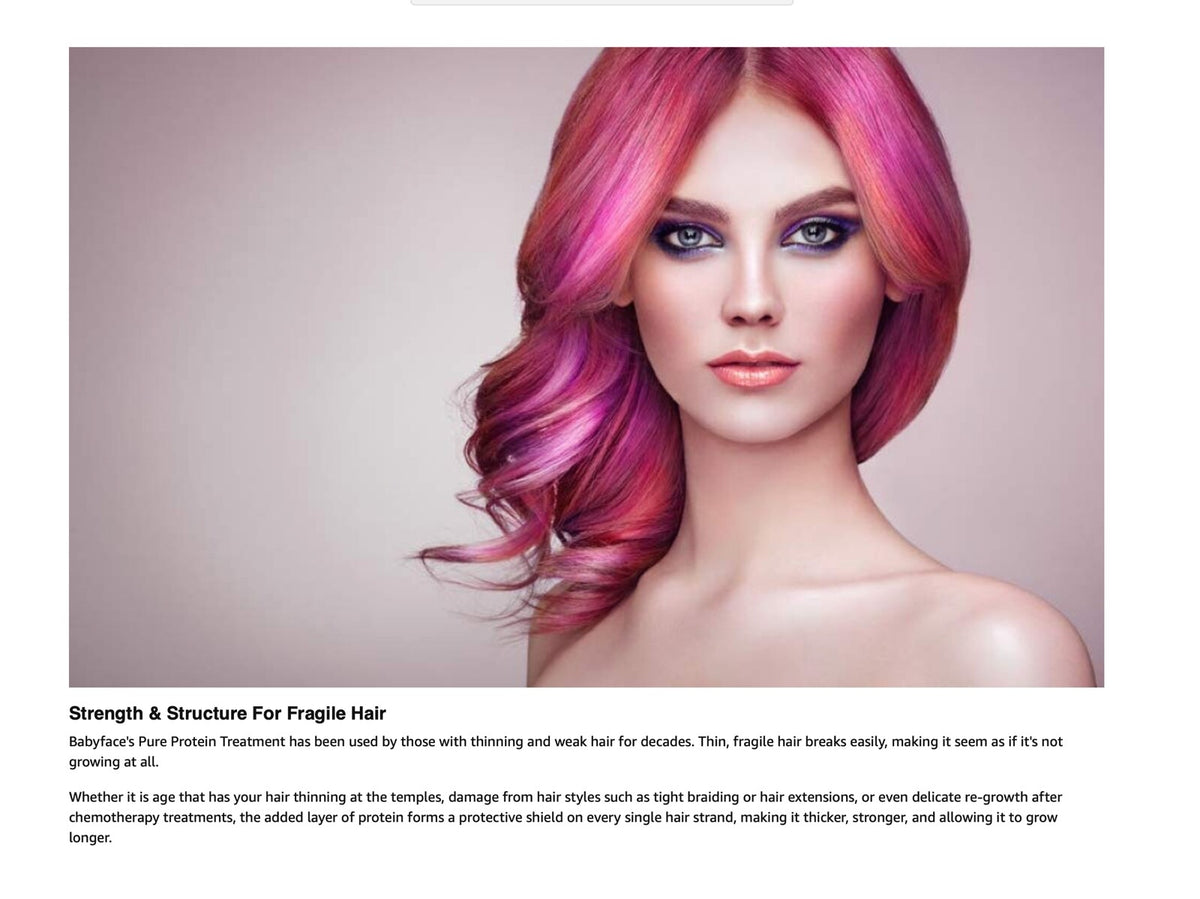 Keratin Hair Treatment for Damaged & Split Ends - Protein Repair Serum