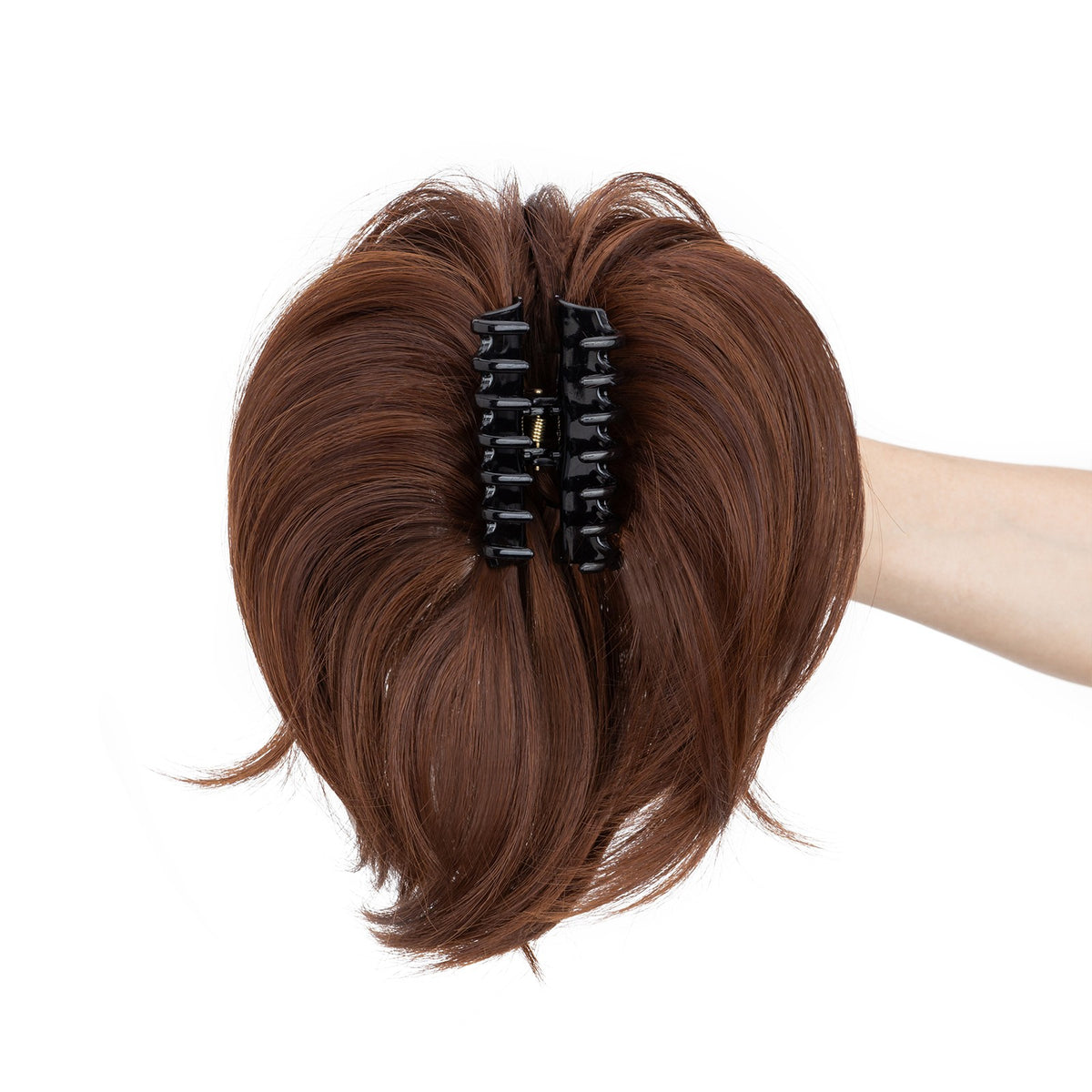Natural Messy Bun Hairpiece Ponytail Extension with Claw Clip - All Colors