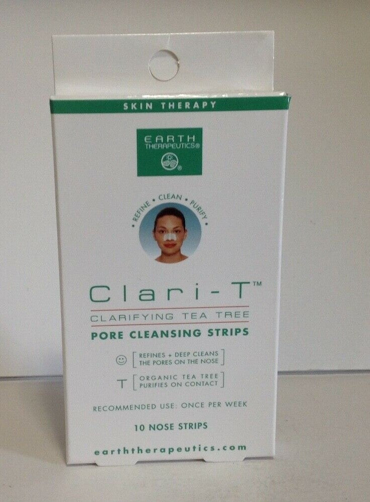Organic Pore Cleansing Strips - Earth Therapeutics Clari-T 10 Count