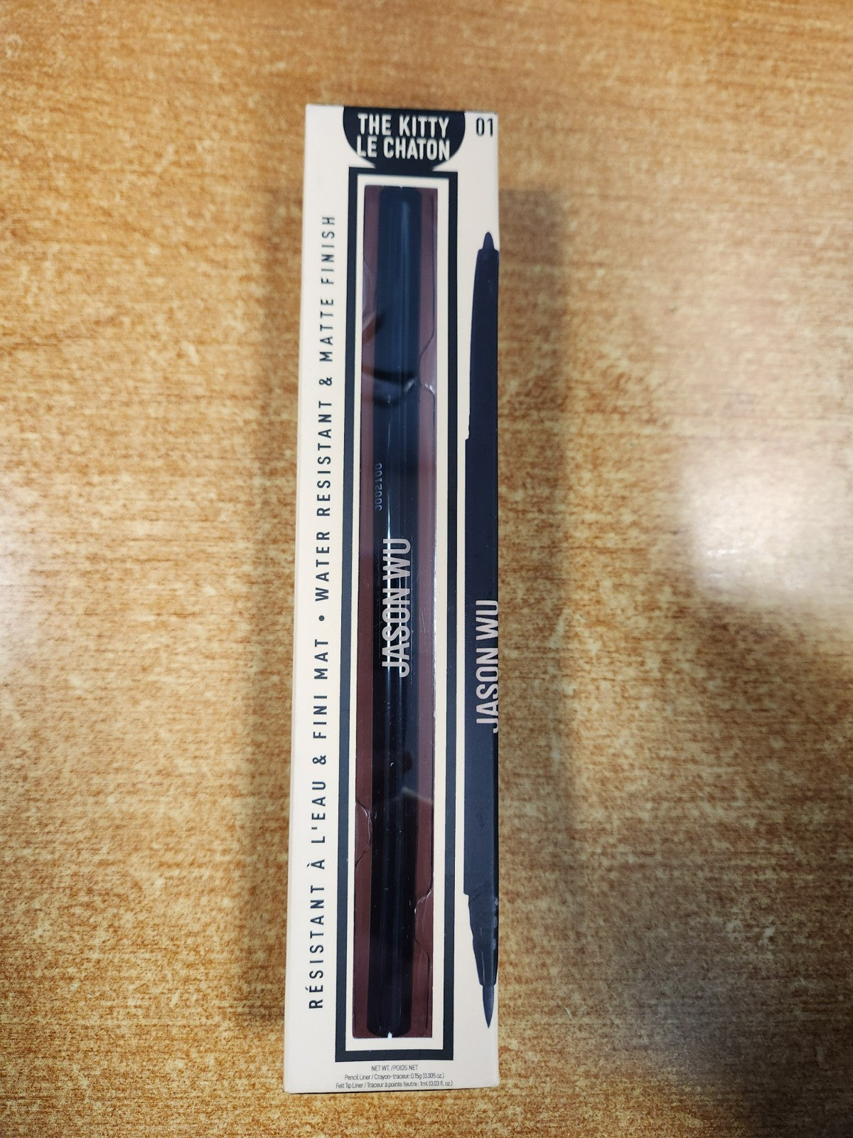 Dual Ended Eyeliner Pencil & Felt Tip - Waterproof Black Makeup