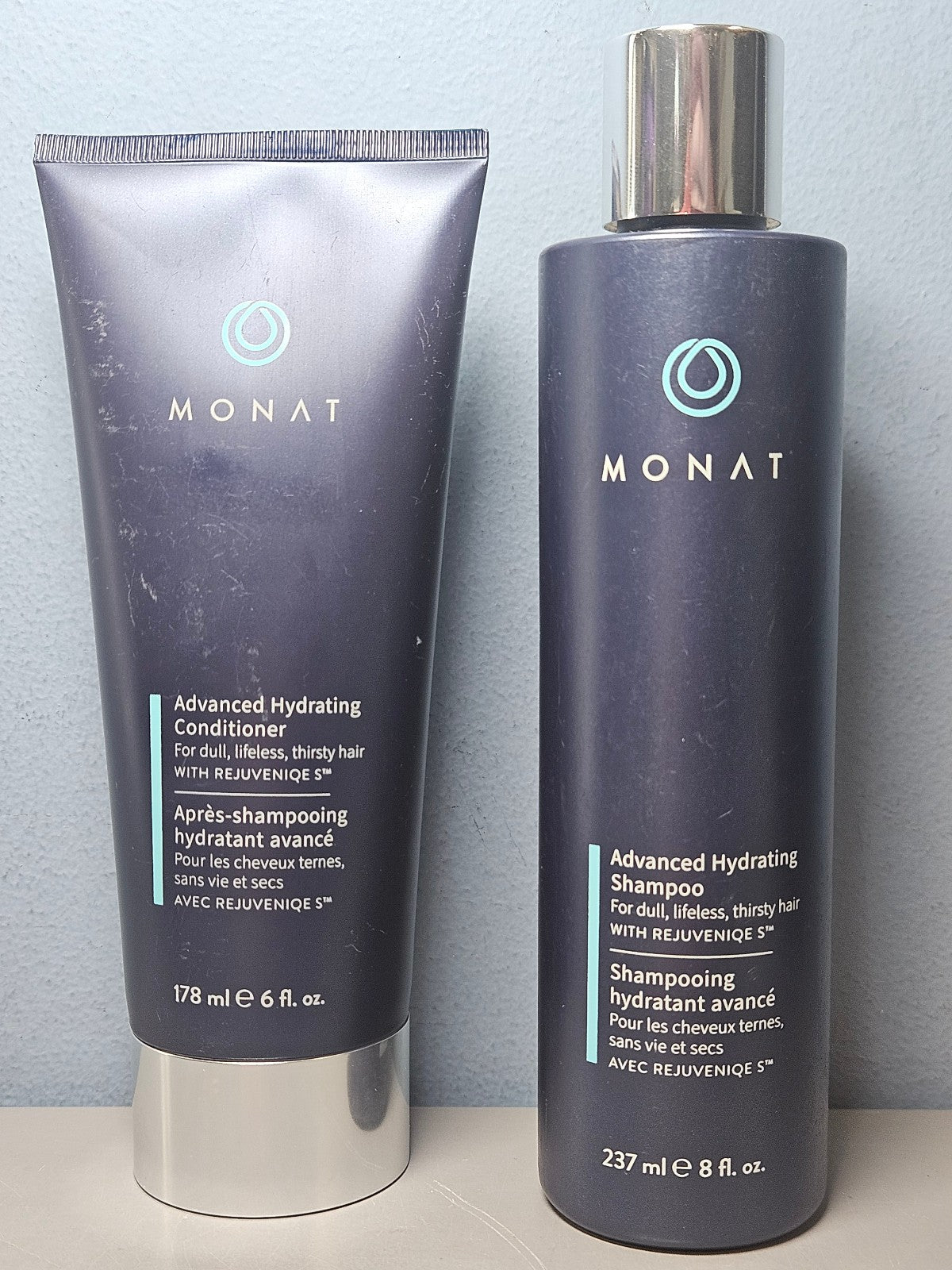 Hydrating Shampoo & Conditioner Set - Monat Advanced, 8 fl oz & 6 fl oz