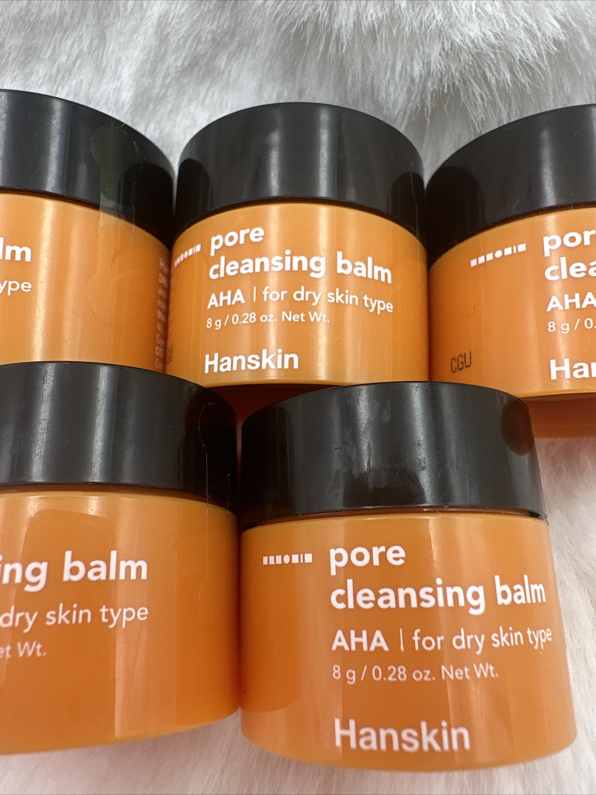 Mini Pore Cleansing Balm Set for Dry Skin - AHA Facial Skin Care, 5 pcs