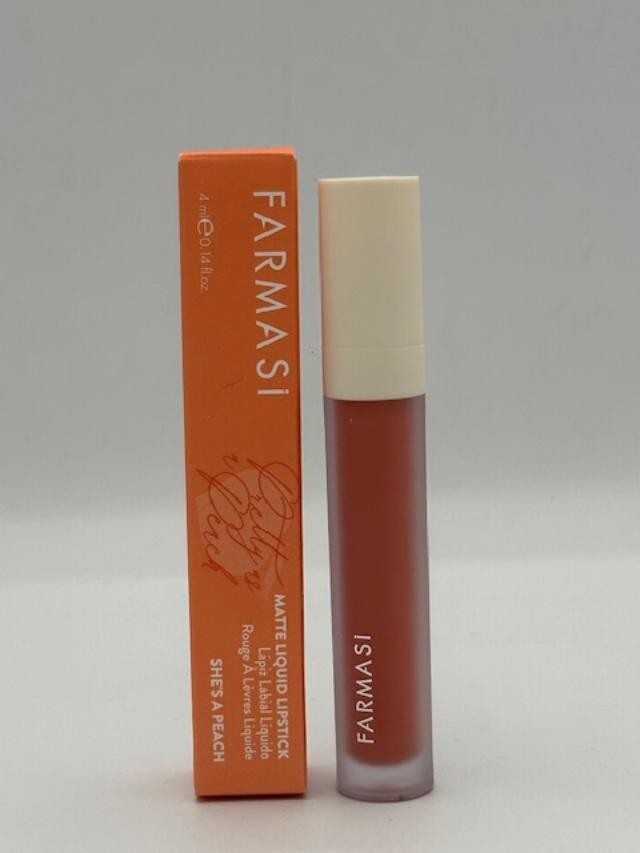 Liquid Matte Lipstick She's a Peach - Long Lasting, Vibrant Color