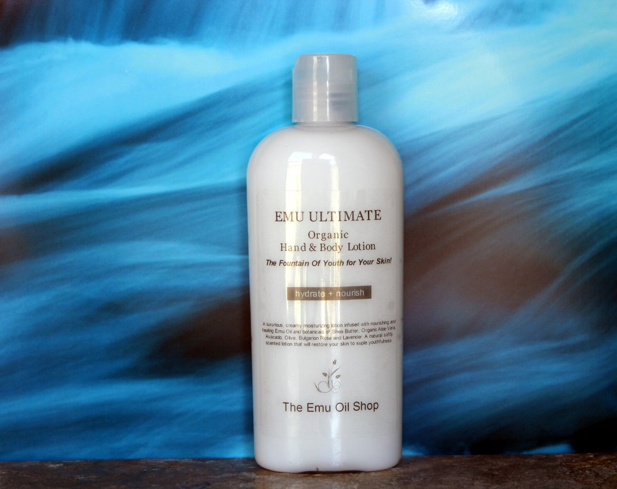 Emu Oil Hand & Body Lotion - 100% Natural Organic