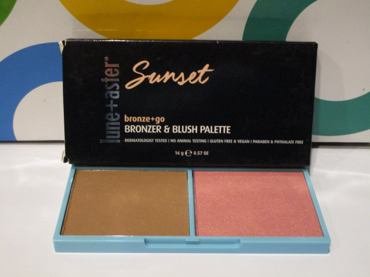 Sunset Bronzer and Blush Palette - 0.57 oz Face Makeup Duo
