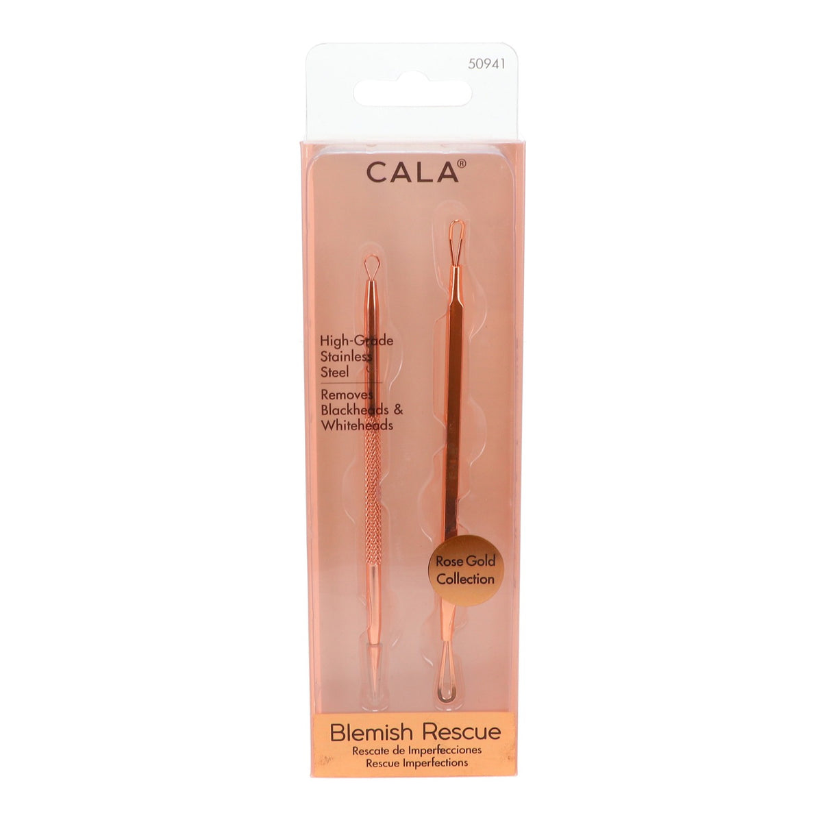 Rose Gold Blemish Extraction & Skin Glow Tool Kit - Acne & Blackhead Removal Set