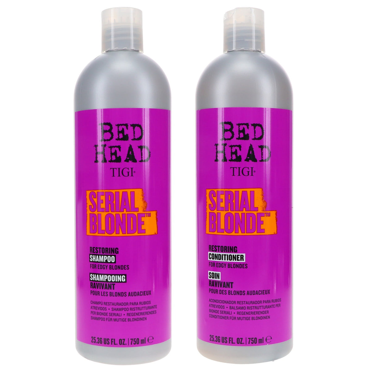 TIGI Serial Blonde Restoring Shampoo & Conditioner Combo Pack 25.36 oz