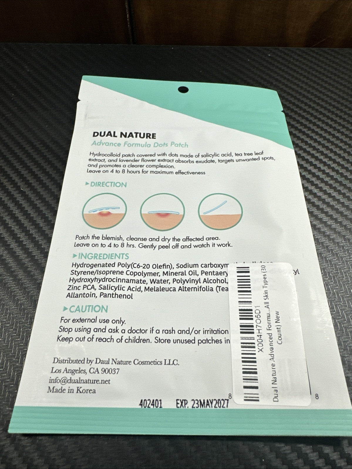 Hydrocolloid Pimple Patches with Tea Tree Leaf - 90 Acne Blemish Cover Spots