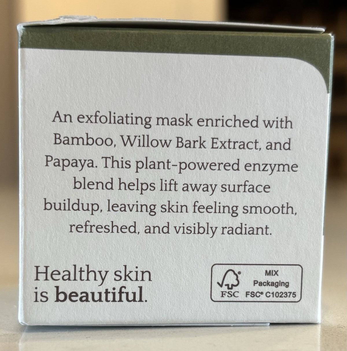 Exfoliating Skin Care Mask with Bamboo and Willow - 2oz