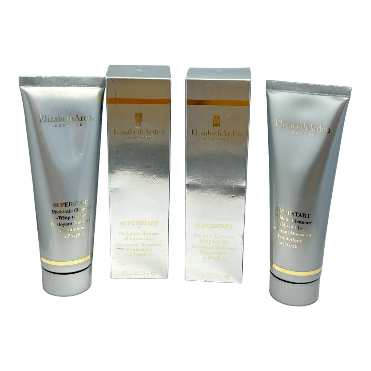 Probiotic Facial Cleanser Whip to Clay - 4.2oz, Pack of 2 - Elizabeth Arden