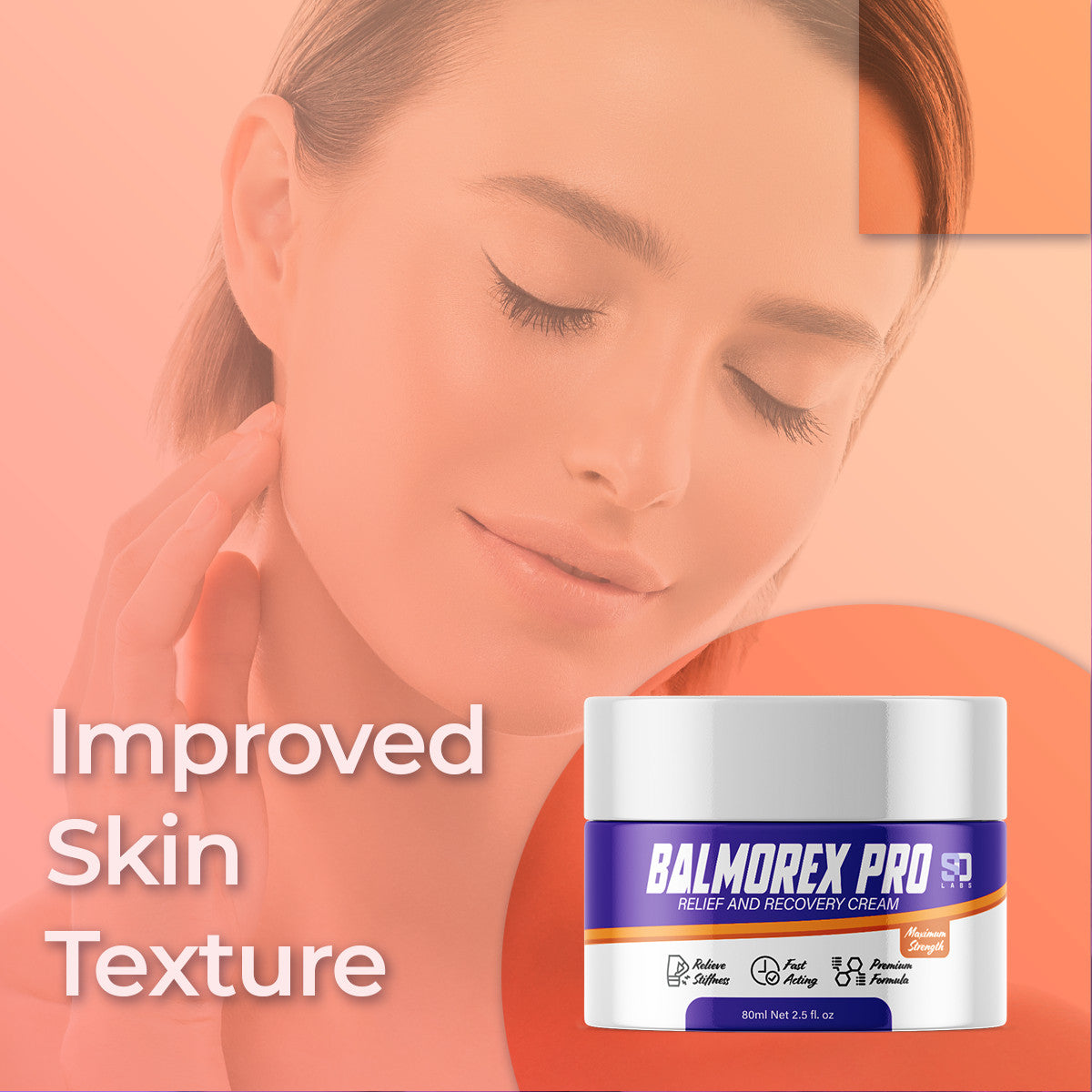 Relief and Recovery Cream - 2.5 oz Moisturizing Skin Care