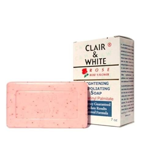 Clair White Rose Extract Brightening Exfoliating Soap 7 oz