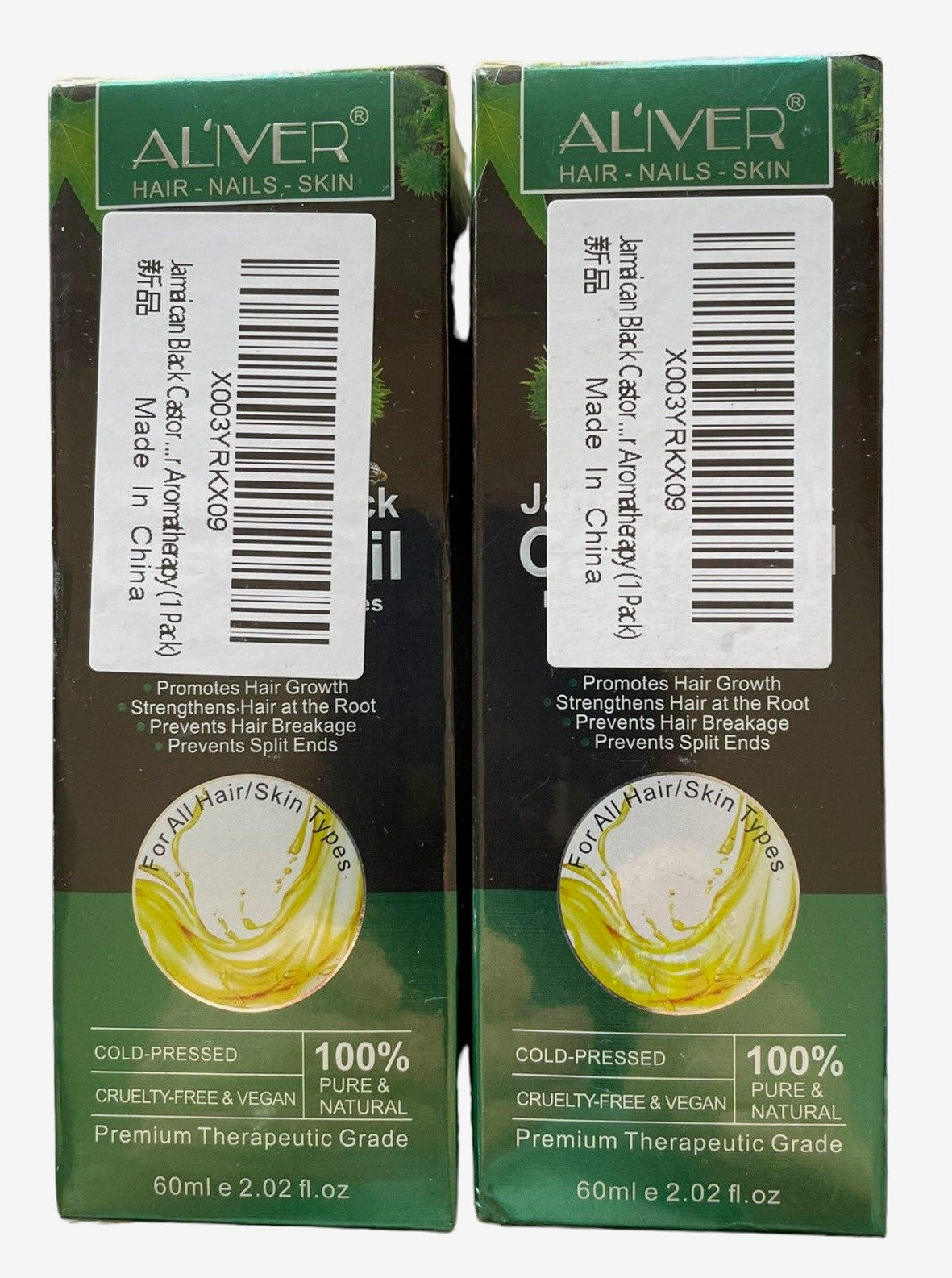Pure Jamaican Black Castor Oil - 4.04 oz, Cold Pressed, Vegan & Cruelty-Free