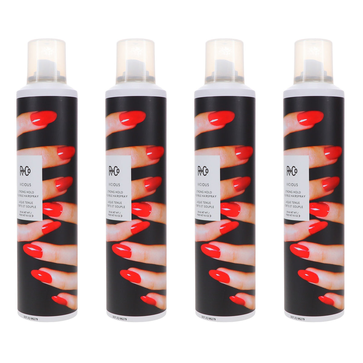 Strong Hold Flexible Hairspray - 9 oz Bottle, 4 Pack for All-Day Styling
