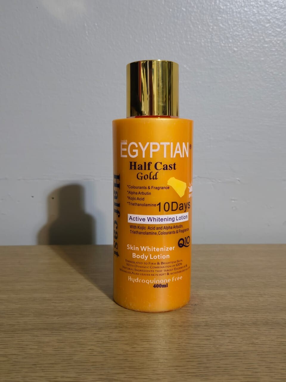 Egyptian Whitening Gold Firming Lotion 400ml SPF 30 - Brightening & Moisturizing