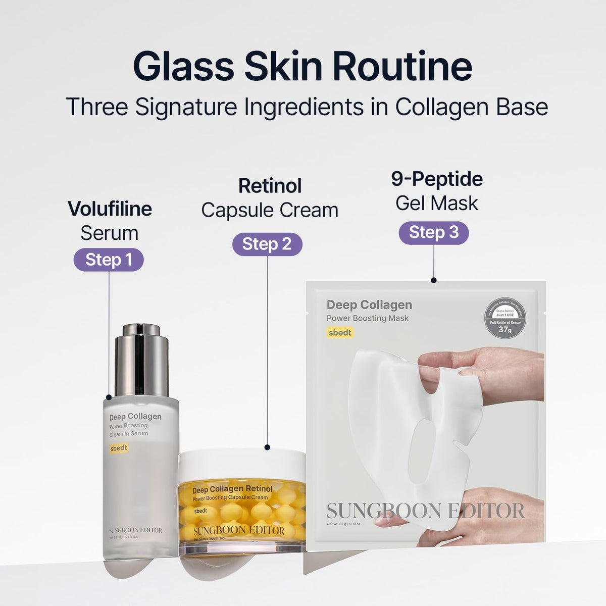 Deep Collagen Serum with Niacinamide & Volufiline - Hydrating Korean Skincare