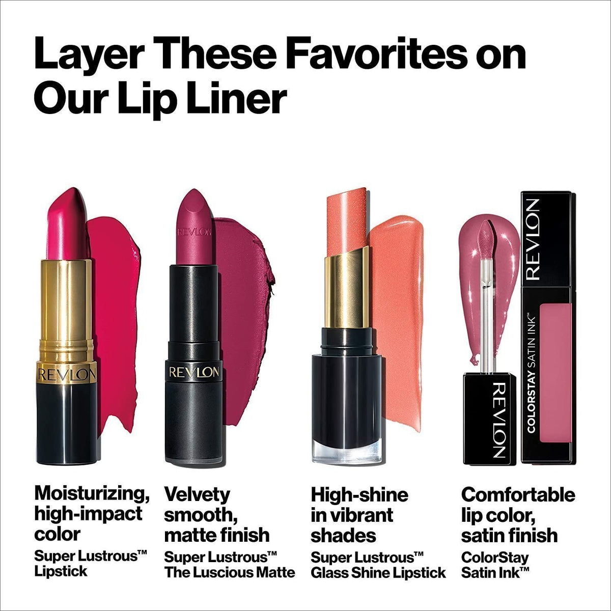 Longwear Lip Liner with Built-in Sharpener - Defines & Prevents Feathering