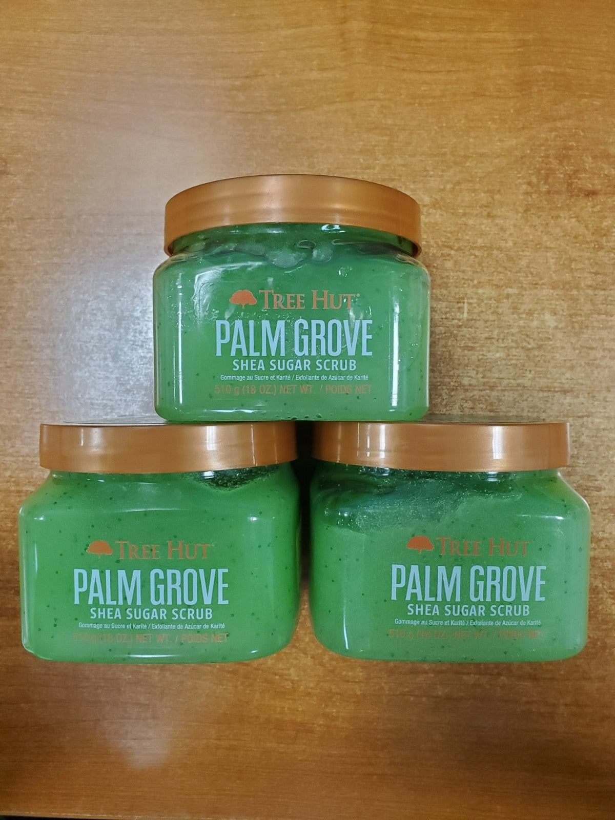 3 Pack: Tree Hut Palm Grove Exfoliating Shea Sugar Scrub 18 oz. ea.