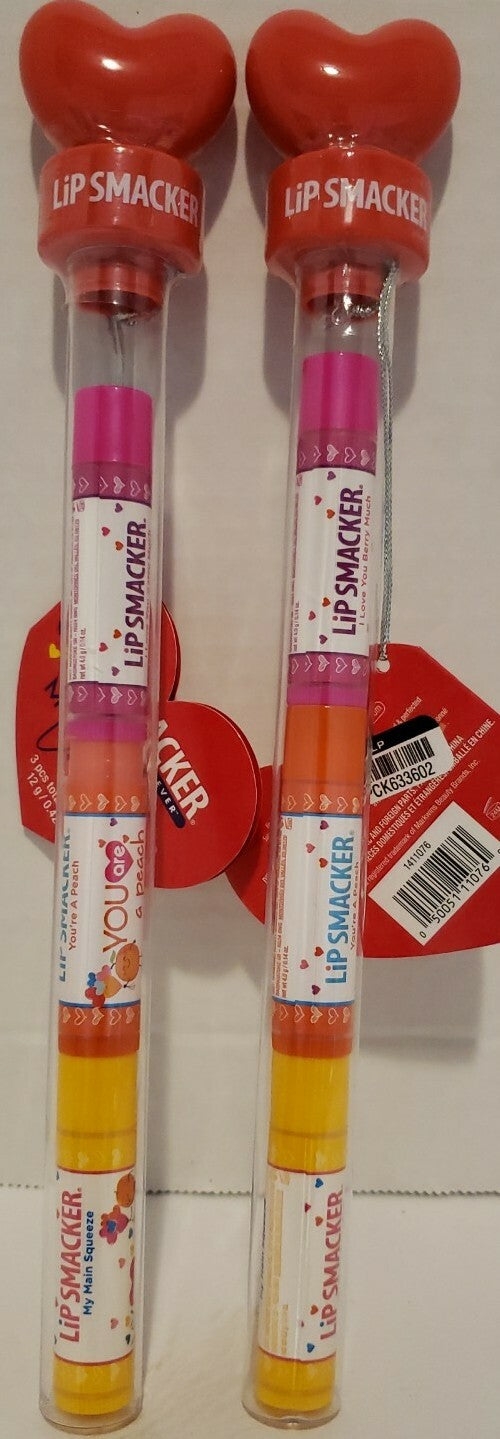 LipSmacker My Punny Valentine Lip Balm Variety Pack - 2 Tubes in Heart Scent