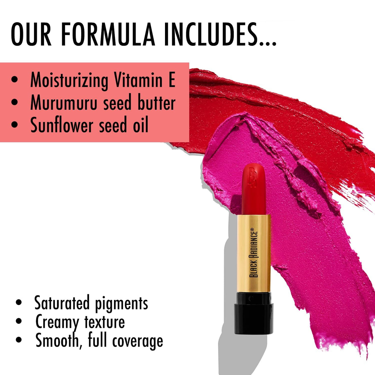 Lipstick Set - Molten Bronze, Long-Lasting Moisturizing Lip Colors (Pack of 3)