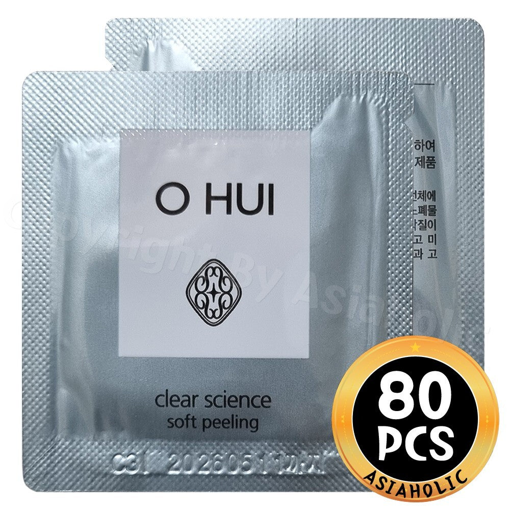 O HUI Clear Science Soft Peeling 1ml x 80pcs (80ml) Sample Newest