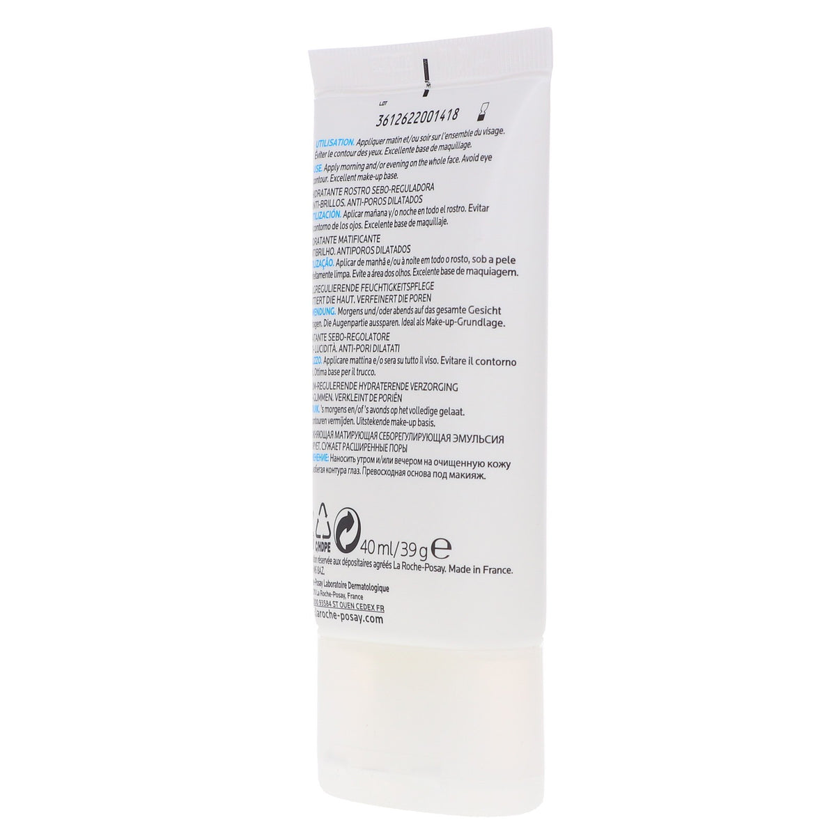 Effaclar Mat Mattifying Moisturizer for Oily Skin - 1.3 oz | Long-Lasting Shine Control