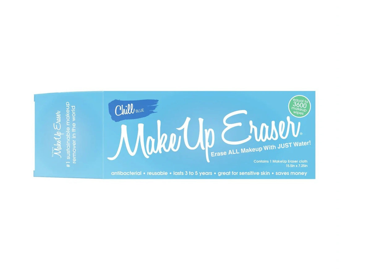 MakeUp Eraser Chill Blue Reusable Makeup Remover Cloth - Soft & Eco-Friendly