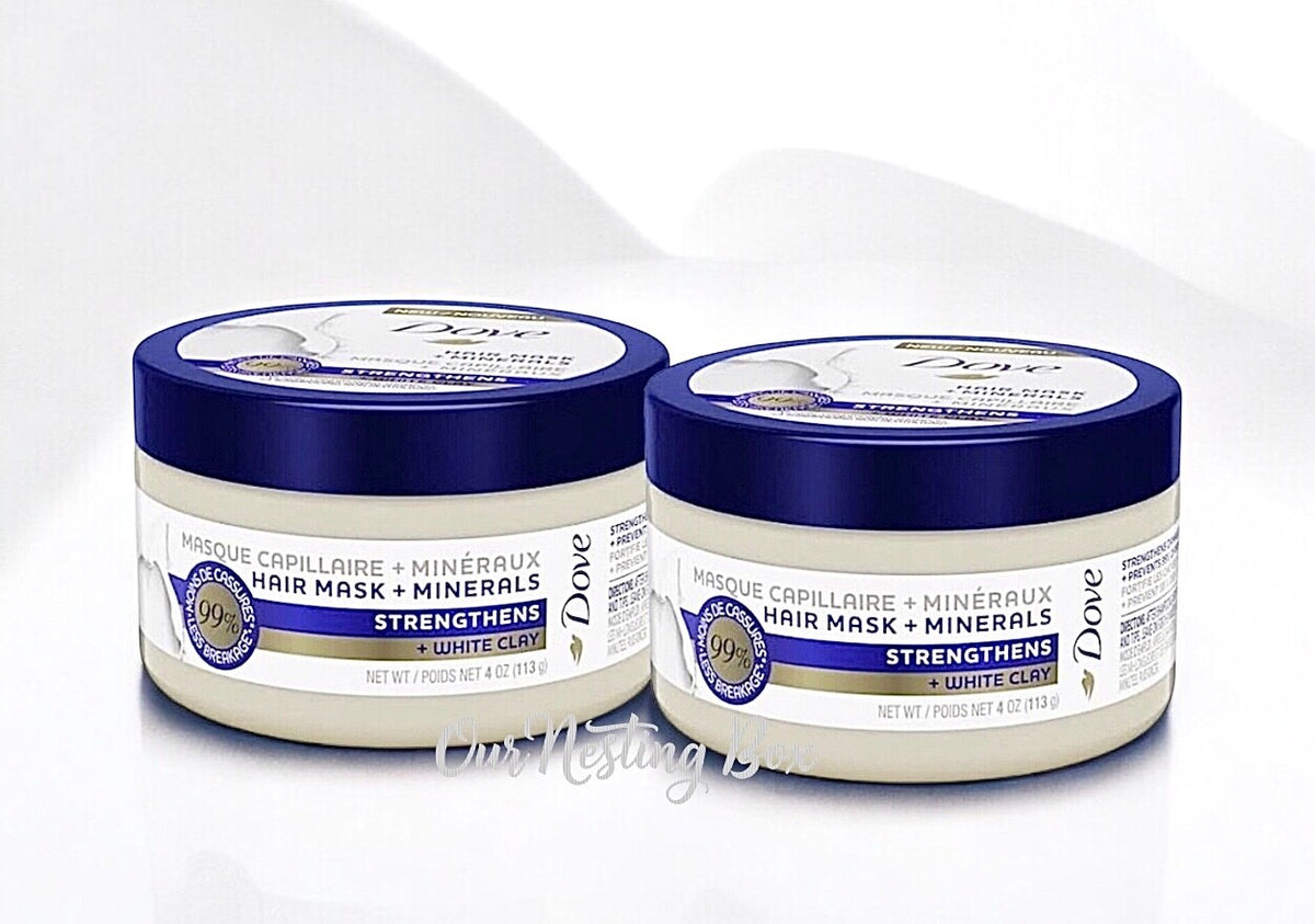 Hair Mask with Minerals & White Clay - 2 Pack, 4oz